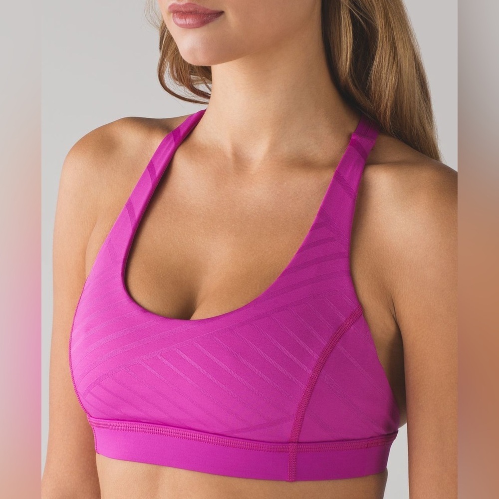Lululemon Women's Pink Sports Bra